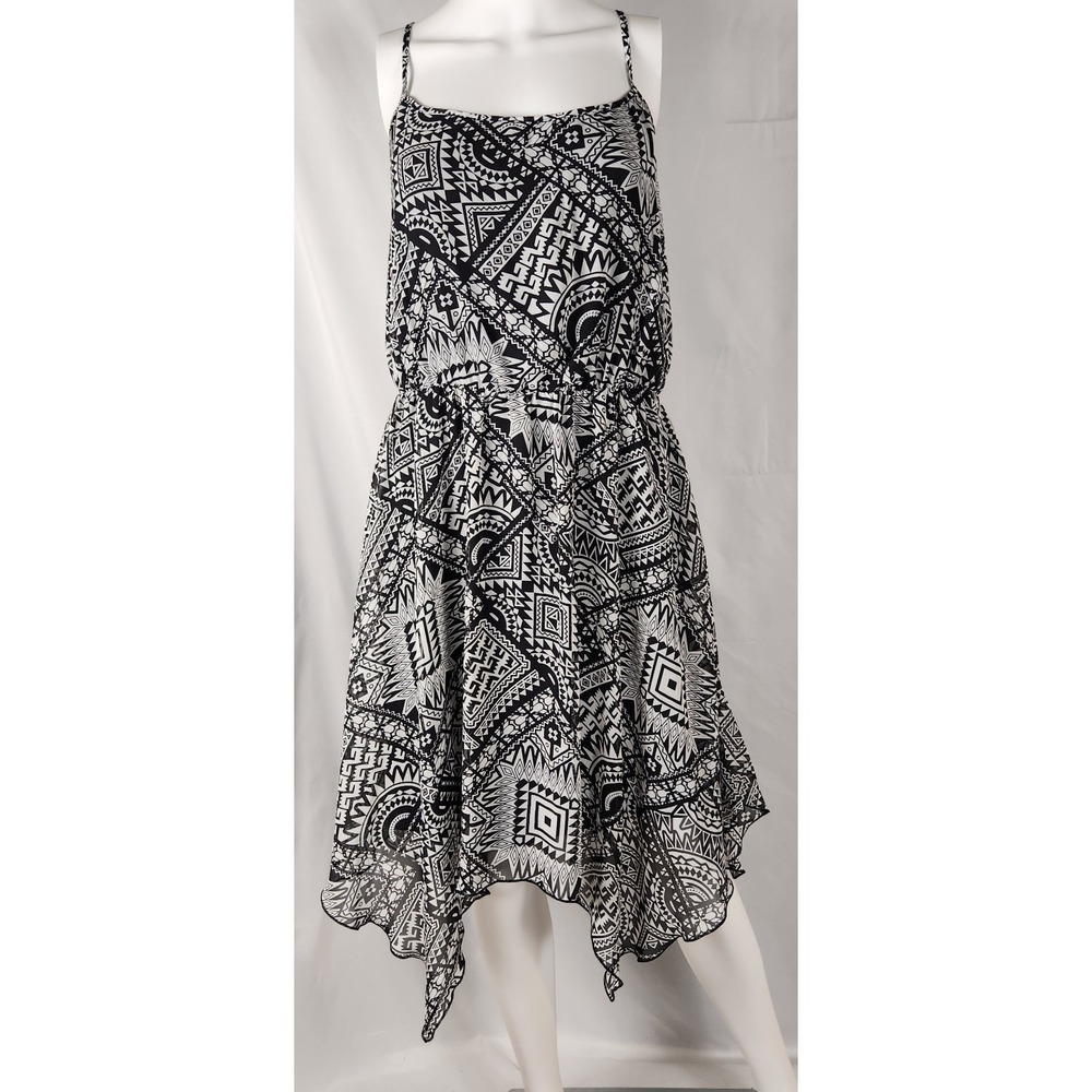 No Boundaries Handkerchief Hem Boho/Y2K/Southwest/Indie Sundress XL